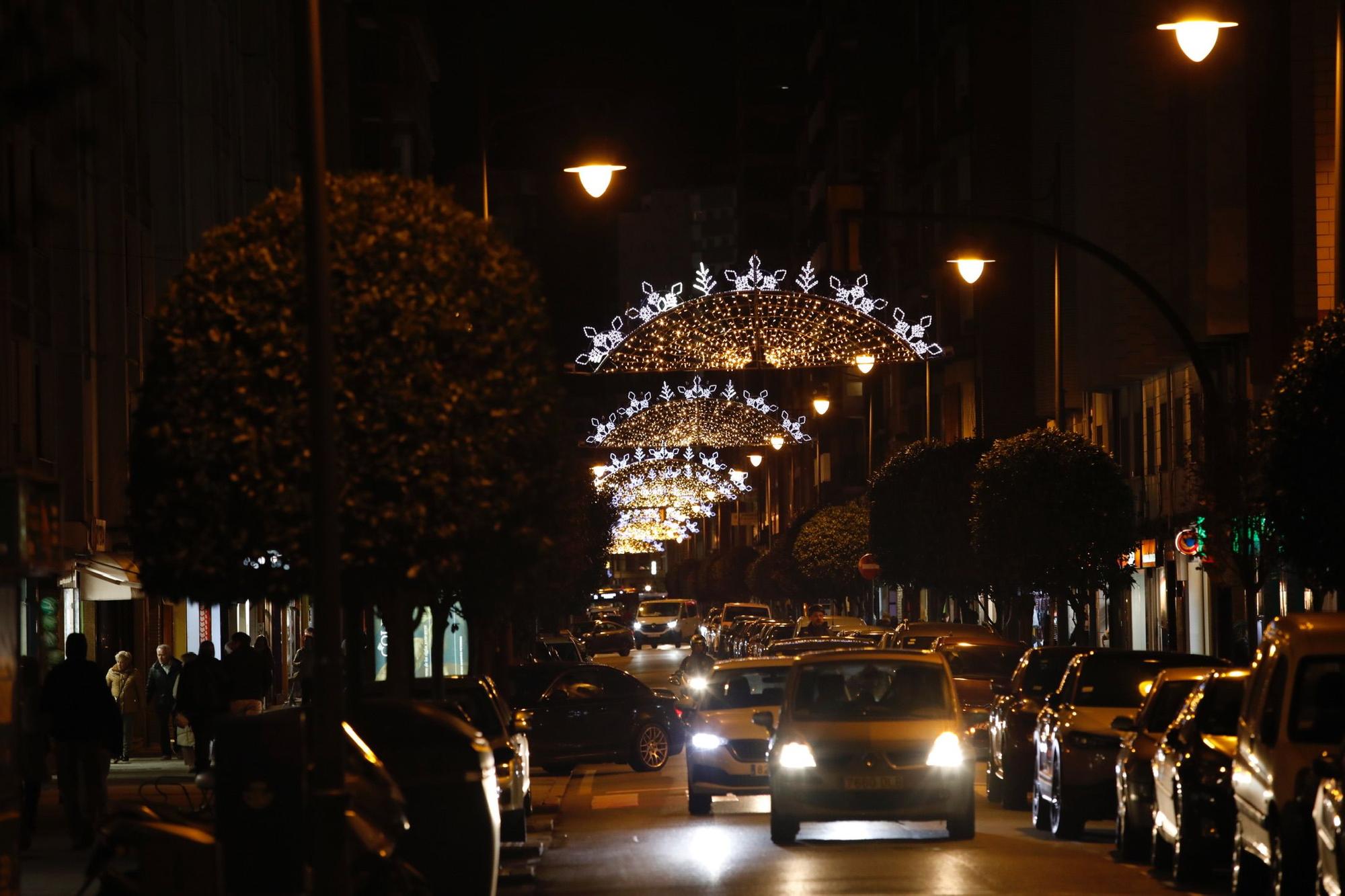 Luces de Navidad en Gijón