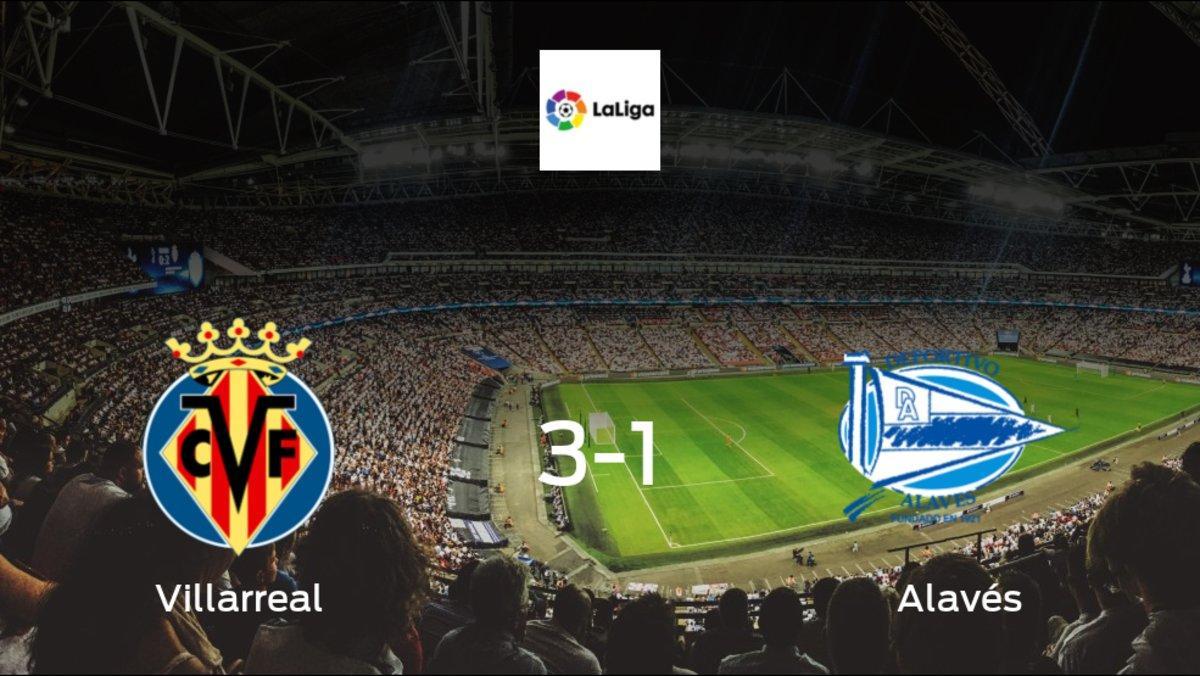 Villarreal earned hard-fought win over Alavés 3-1 at Estadio de La Ceramica