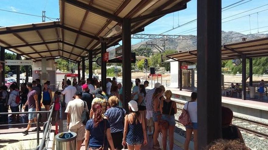 Estación de Los Álamos en Málaga.