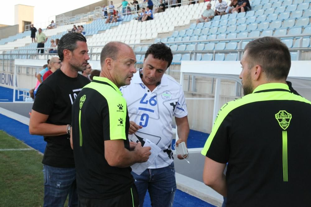 Javi Flores siguió el encuentro y Quique Pina estuvo con Diego García y Jorge Cordero