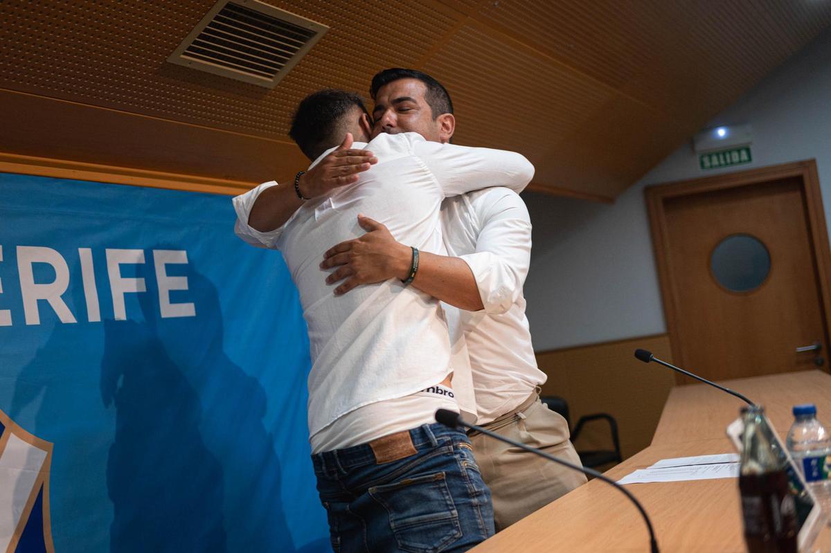 Rueda de prensa de Aitor Sanz, en imágenes Rueda de prensa de Aitor Sanz, en imágenes
