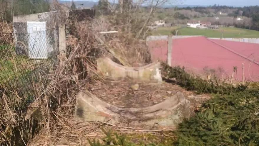 Roban en A Estrada un depósito de agua de más de una tonelada al exciclista Ezequiel Mosquera