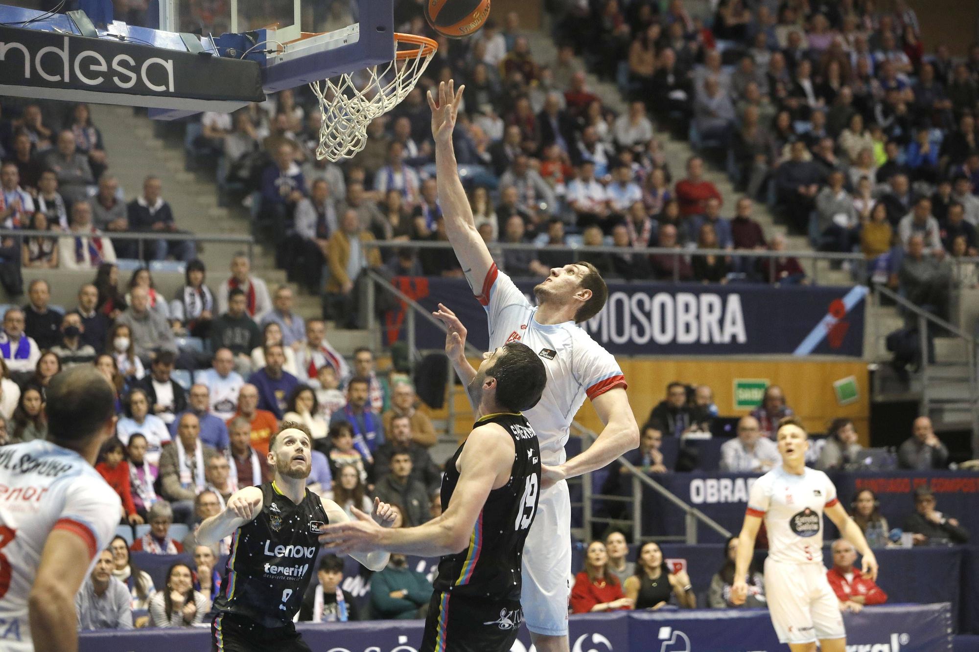 Las imágenes del partido Monbus Obradoiro vs Lenovo Tenerife