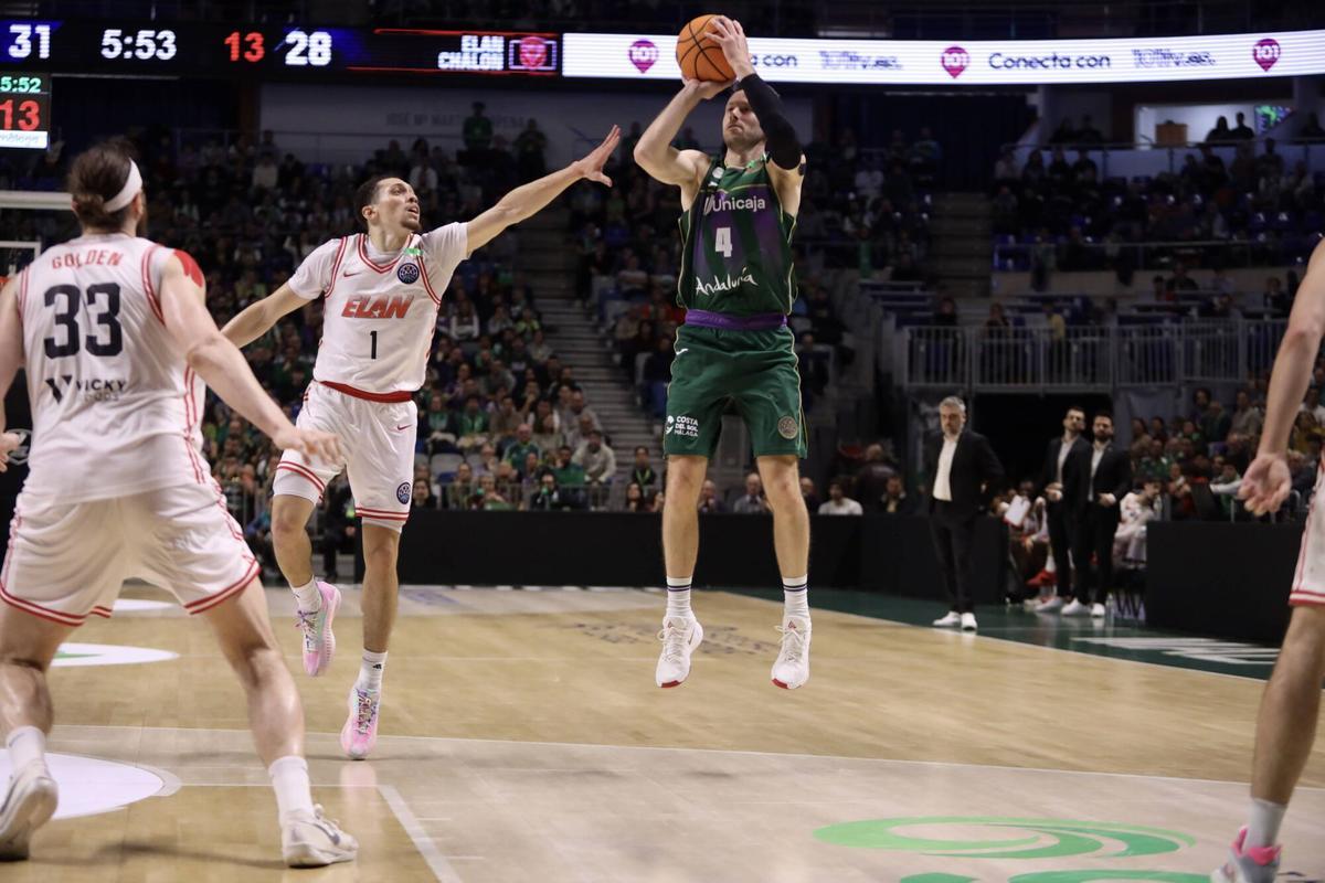 BCL | Imágenes del partido entre el Unicaja y el Elan Chalon BCL | Imágenes del partido entre el Unicaja y el Elan Chalon