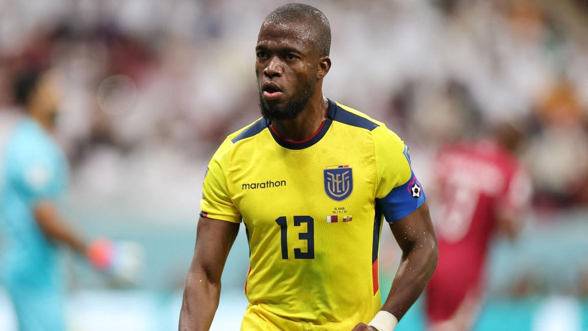 Enner Valencia, autor de un doblete en el Catar 0 - 2 Ecuador