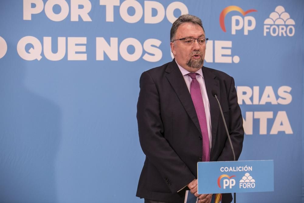 Noche electoral del PP en Asturias.