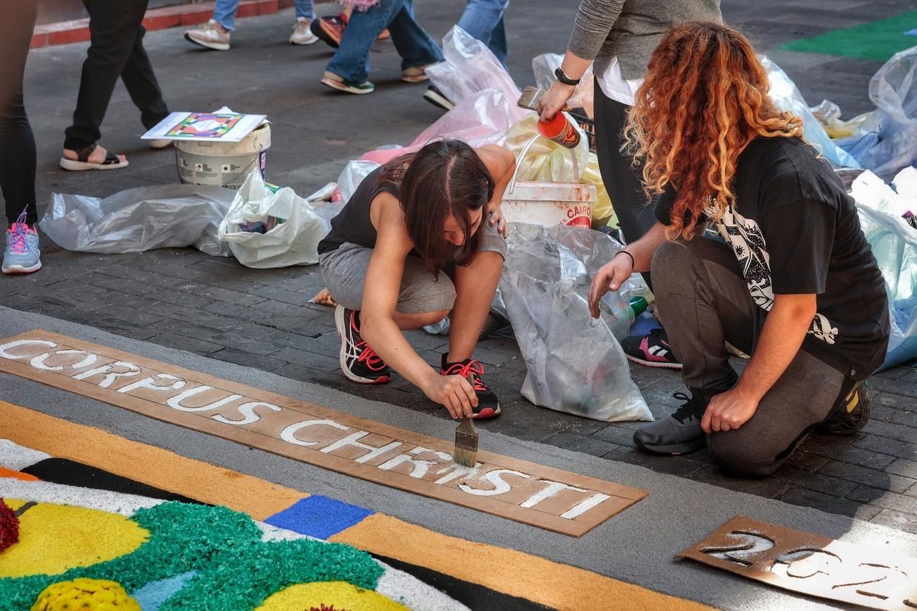 Alfombras del Corpus Christi en La Laguna