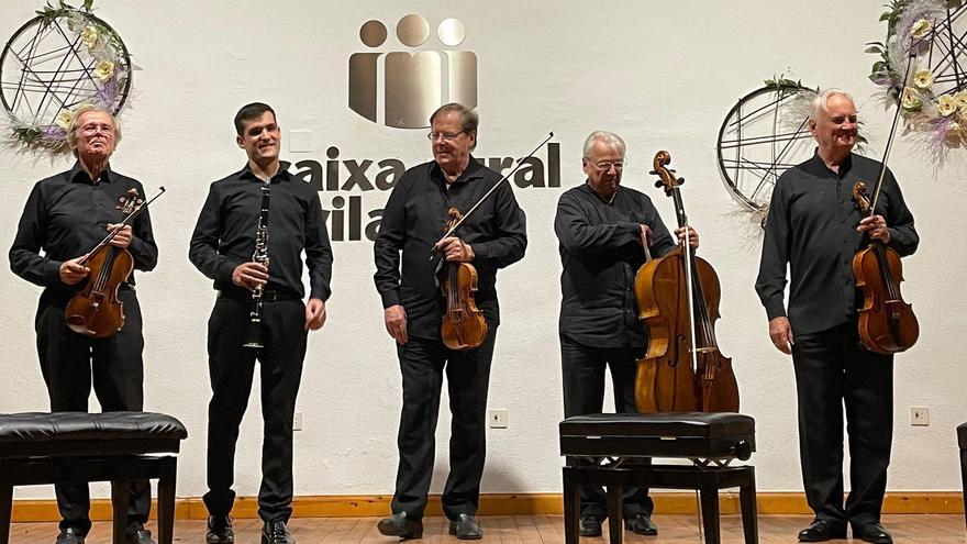 El cuarteto de cuerda de la Filarmónica de Viena actuó en la Vilavella.