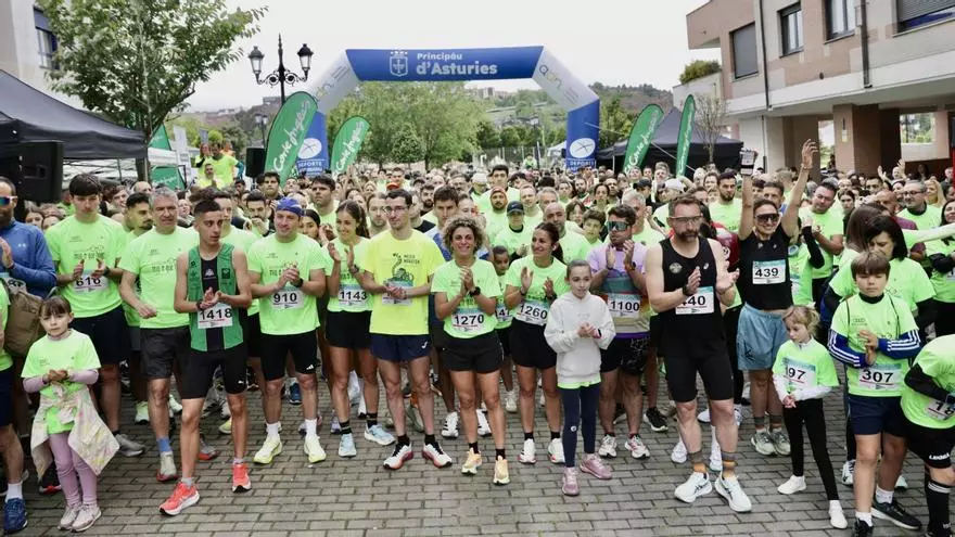 Oviedo se tiñe de verde por la diversidad funcional: así fue la séptima carrera solidaria organizada por la fundación "Mia o que hago"