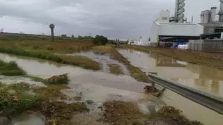 Un chaparrón que deja más de 30 litros en una hora provoca pequeñas inundaciones en Almussafes y Sollana