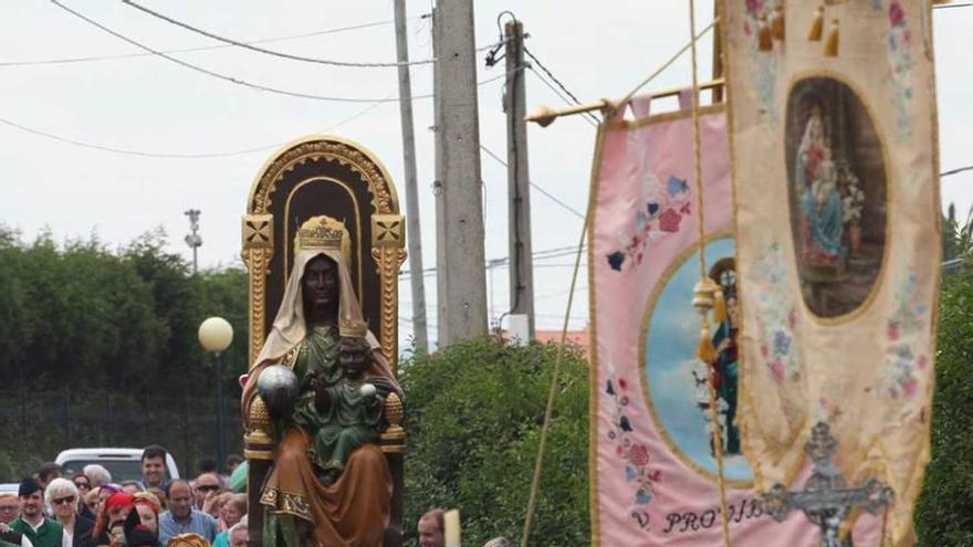 Procesión de la Virgen de La Providencia.