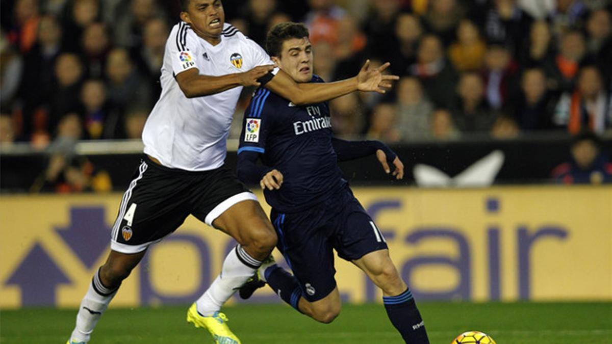 Kovacic en el partido frente al Valencia