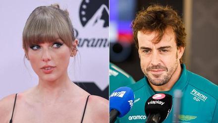 Taylor Swift y Fernando Alonso.