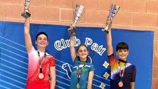 El alzireño Mateo Callejón se cuelga el bronce en el Nacional infantil de patinaje artístico