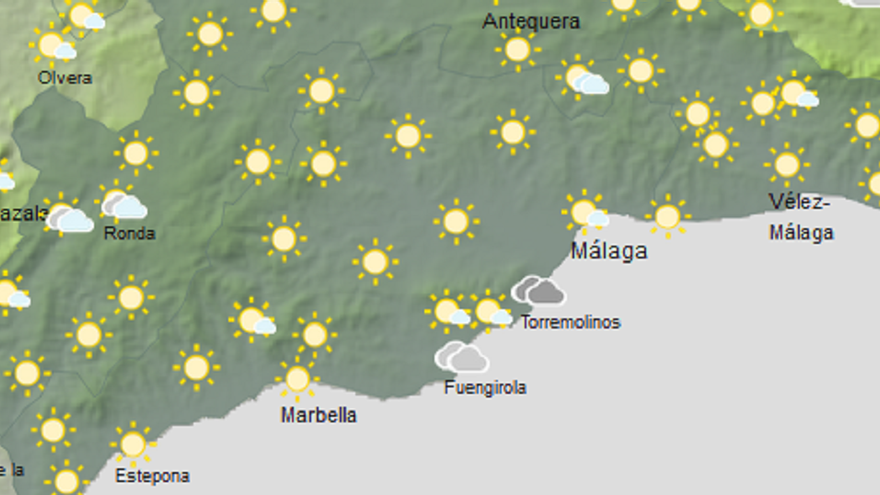 Previsión tiempo de la provincia de Málaga: Martes 10 de Noviembre