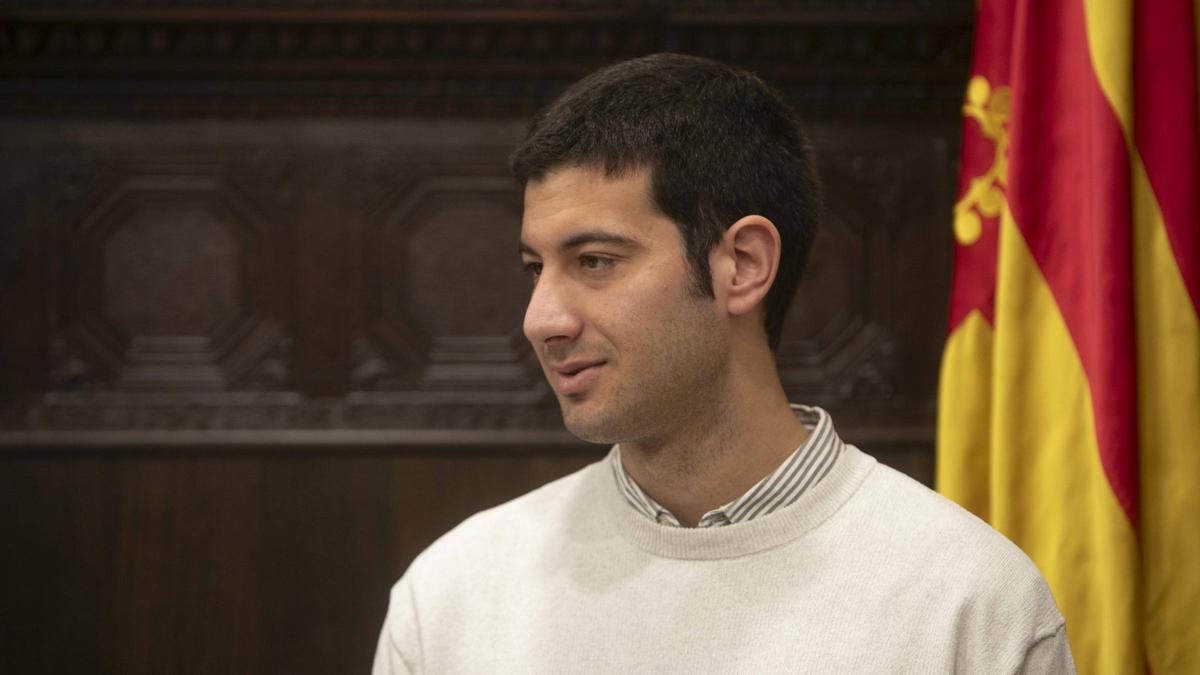 Eduardo Márquez, en un pleno.