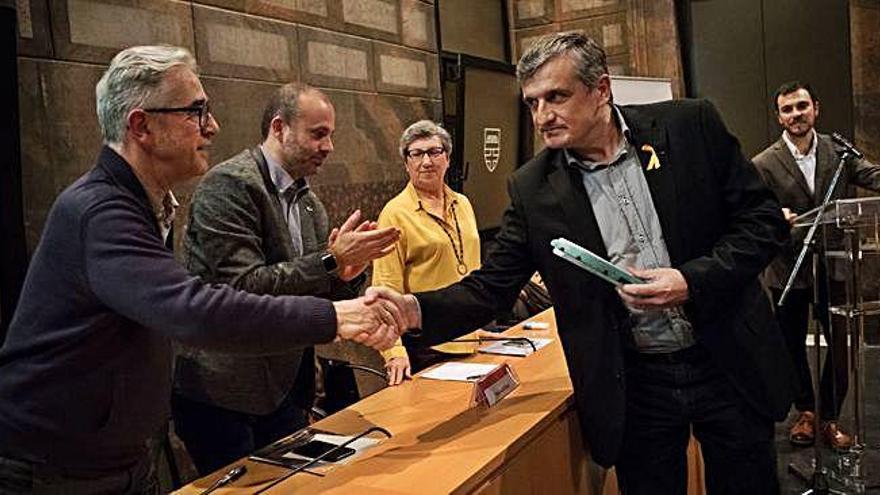 Jordi Vilagut va recollir el Premi Paraules a Icària a l&#039;Ajuntament del districte de Sant Martí