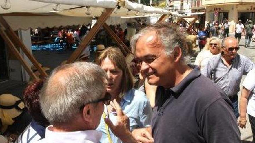 González Pons del PP visitó la feria medieval en 2015.