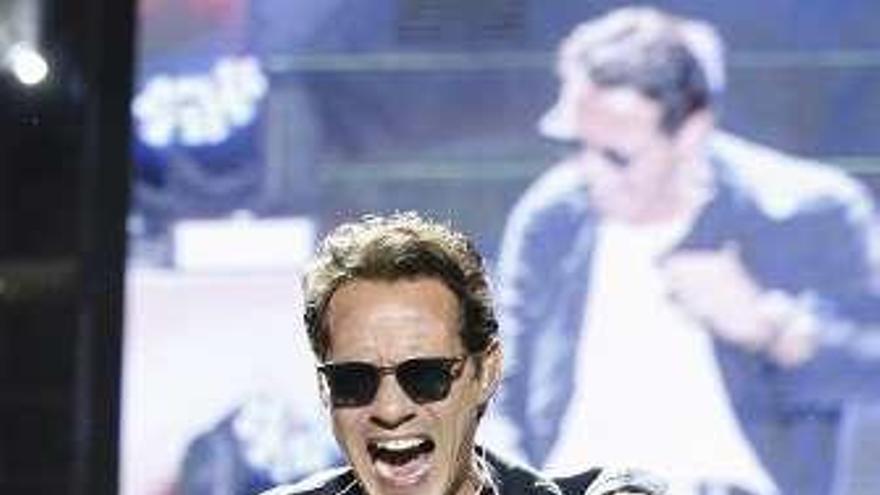 Marc Anthony, en el concierto.