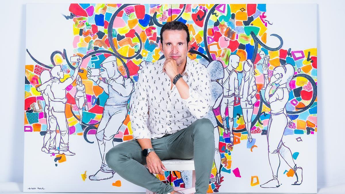 El artista murciano Álvaro Peña.