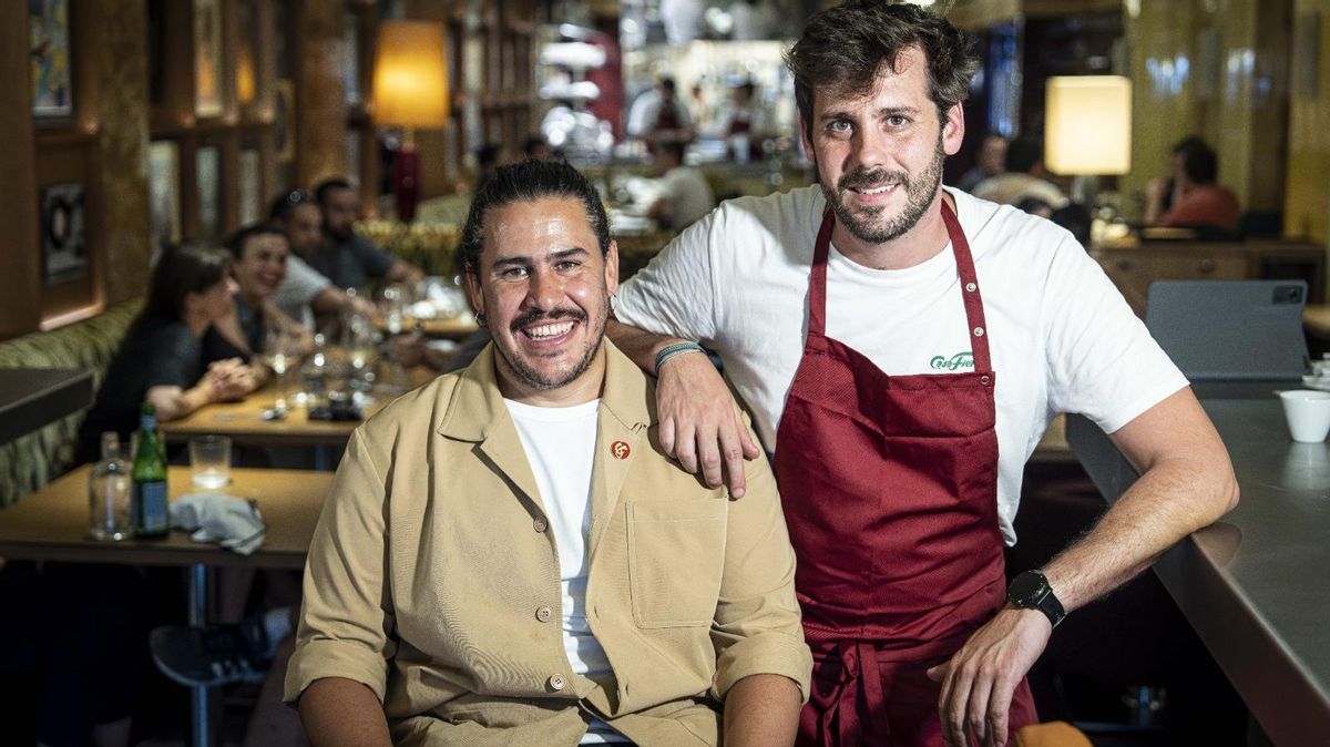 Marc García y Víctor Ródenas, en Casa Fiero. Marc García y Víctor Ródenas, en Casa Fiero.