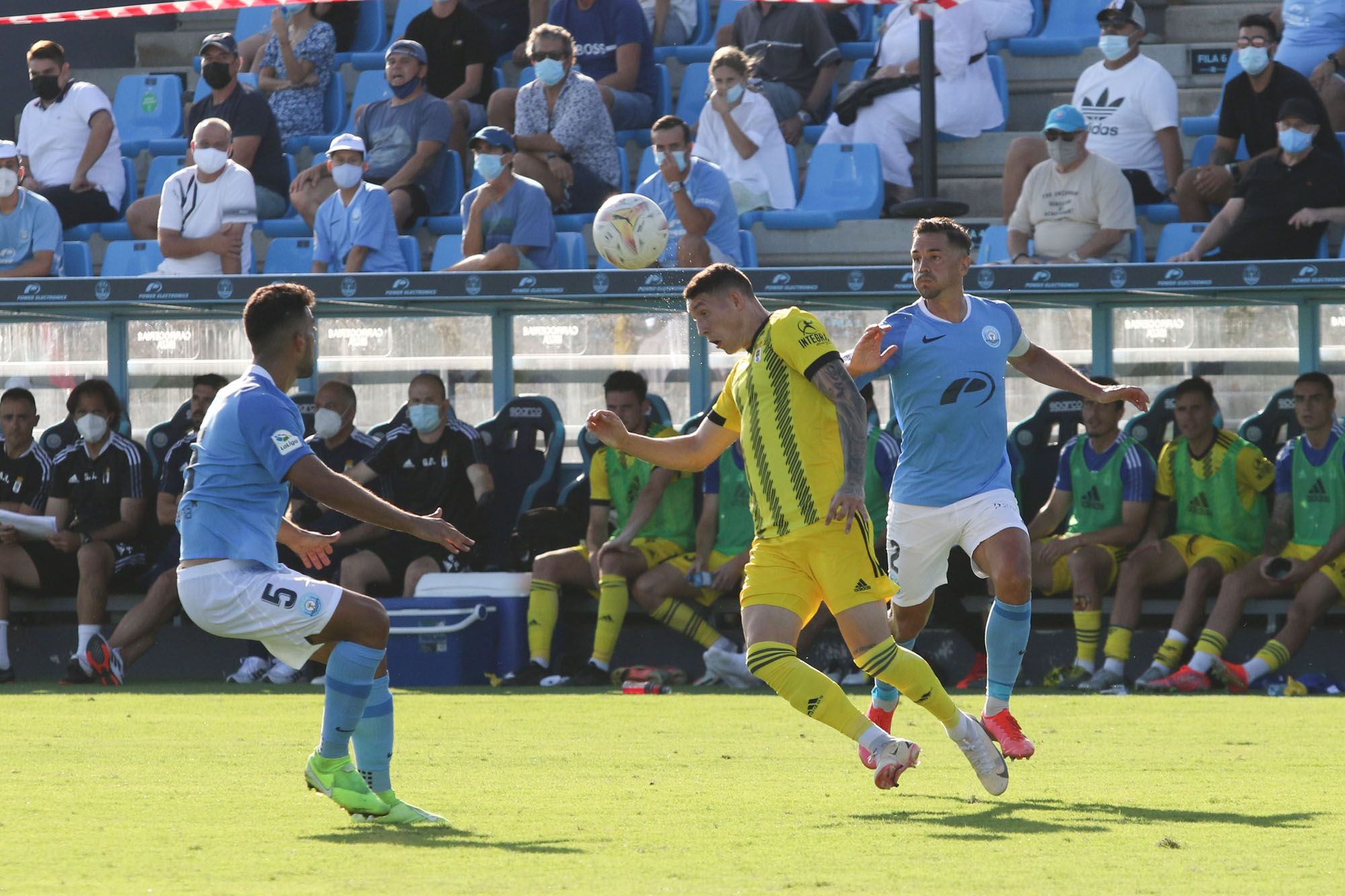 El partido entre el Ibiza y el Real Oviedo, en imágenes