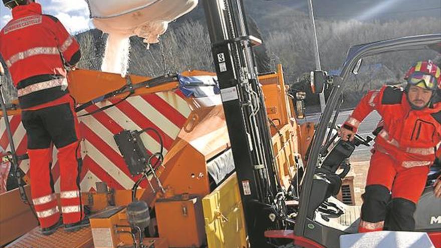 Movilizan a casi 200 efectivos ante la llegada del temporal de nieve