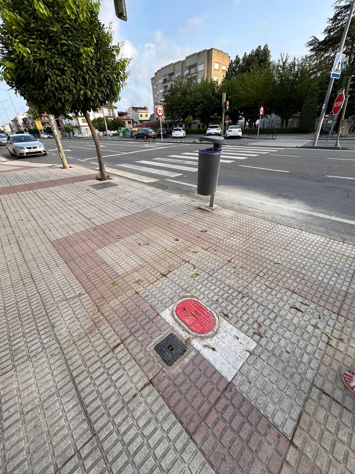Uno de los puntos de hidrante instalado en Moraleja.