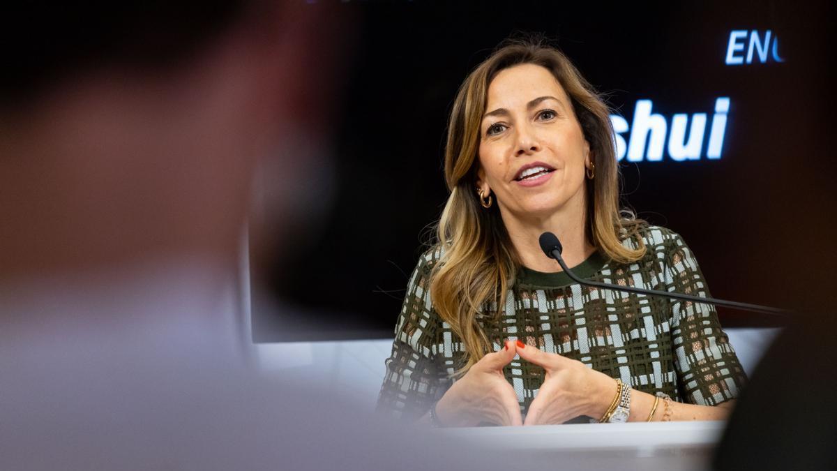 La alcaldesa Natalia Chueca, en rueda de prenas este lunes.