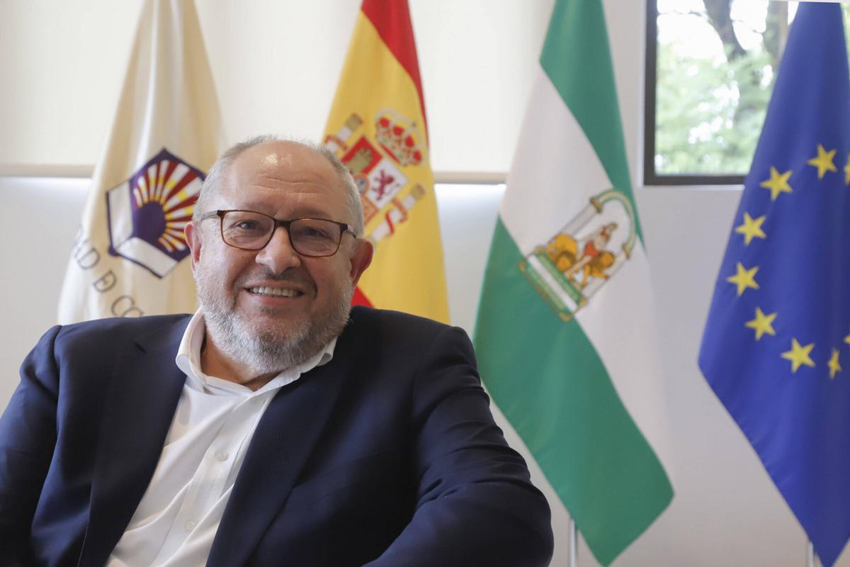 Manuel Torralbo, rector de la Universidad de Córdoba.