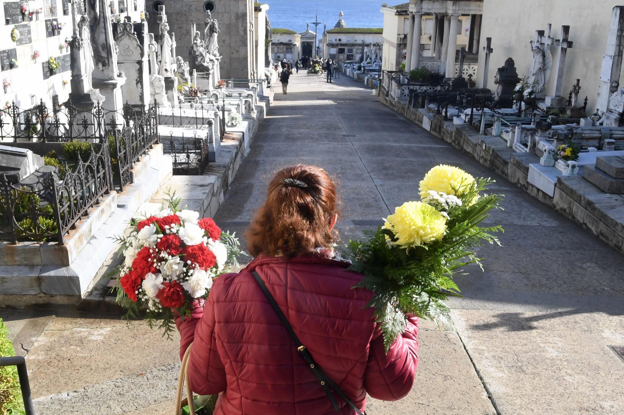 Ofrenda floral por el Día de Todos los Santos