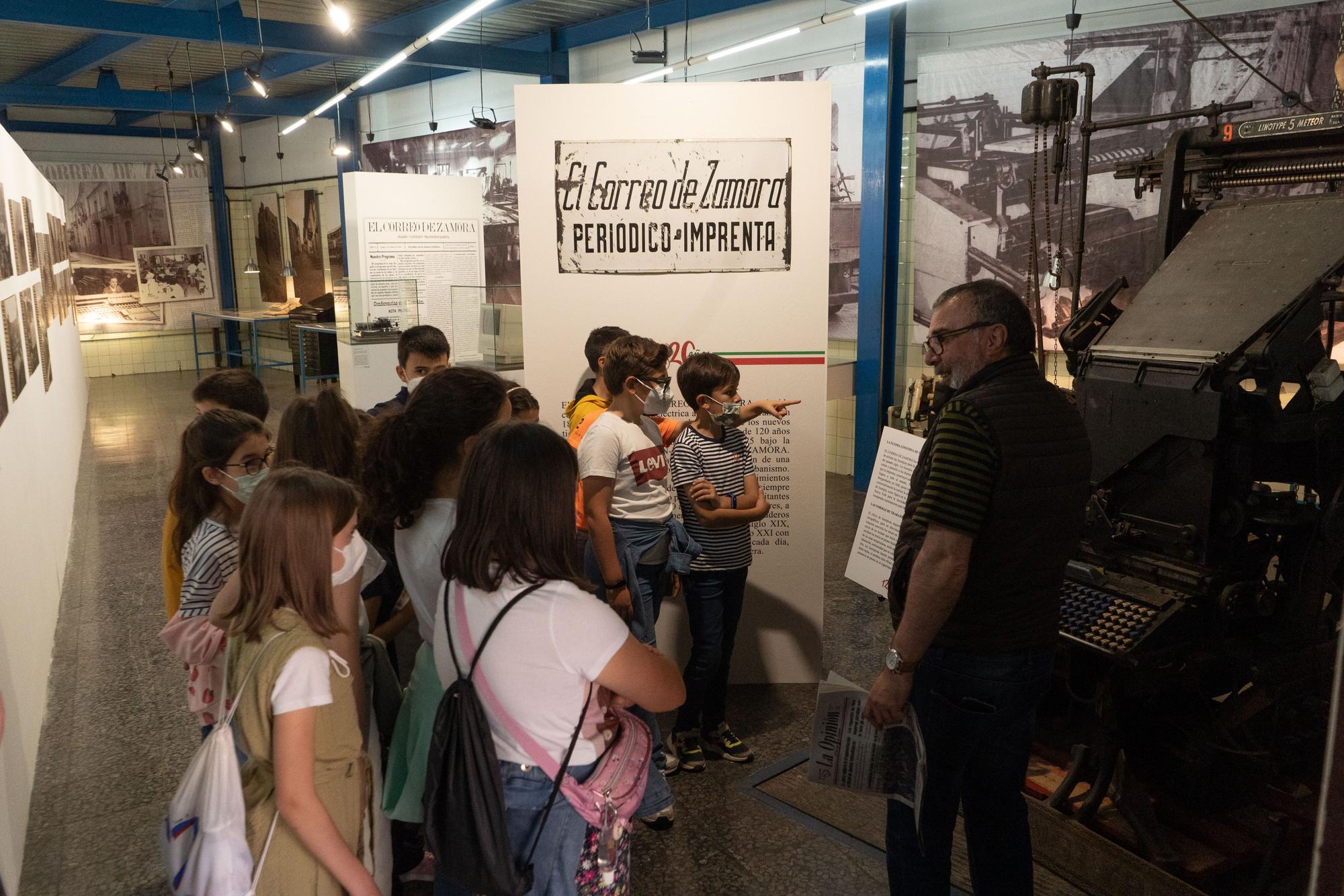 Visita de alumnos de 4º de Primaria del colegio Sagrado Corazón de Jesús a LA OPINIÓN-EL CORREO DE ZAMORA