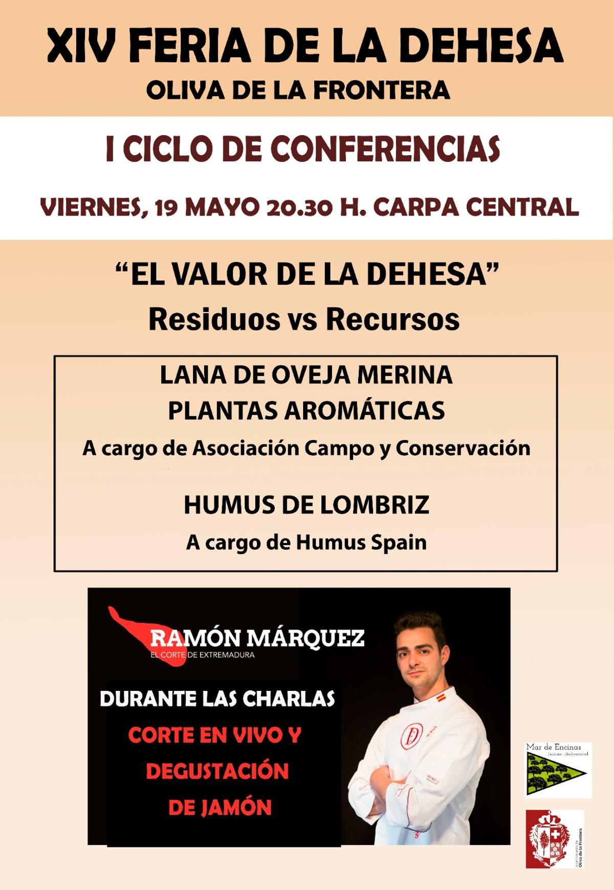 Conferencia sobre El valor de la Dehesa en Oliva de la Frontera.