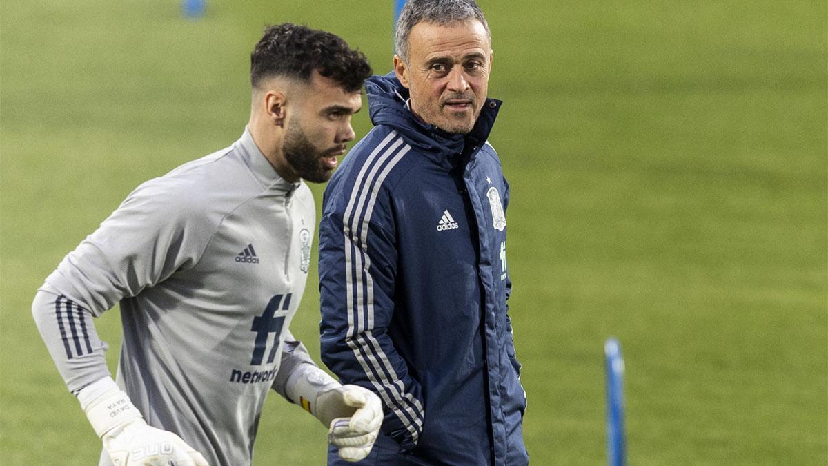 El primer día de David Raya con la Selección: "El grupo que hay es muy bueno"