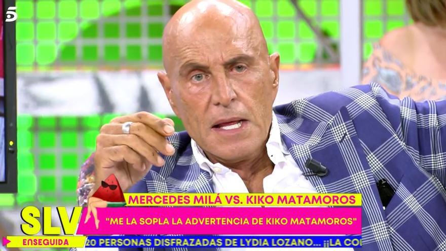 Kiko Matamoros, de nuevo contra Mercedes Milá: &quot;No ha tenido un comportamiento ejemplar&quot;