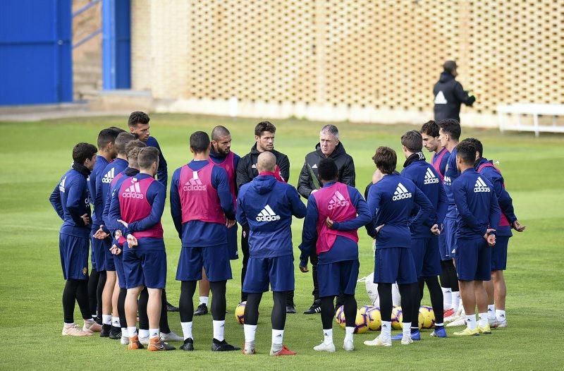 Entrenamiento del Real Zaragoza-2 de Noviembre