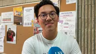 Giancarlo Bolledi, el venezolano que sueña con ser psiquiatra: "Venir a preparar el examen MIR a Oviedo fue la mejor decisión, ahora quiero quedarme en España"