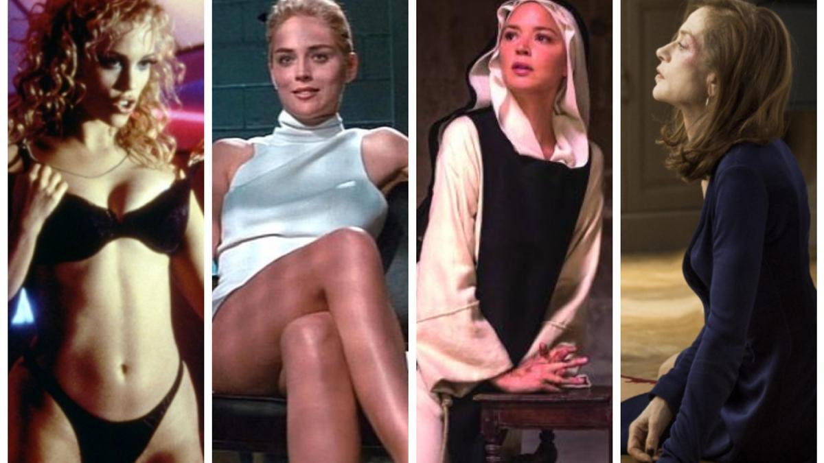 Imágenes de 'Showgirls', 'Instinto básico', 'Benedetta' y 'Elle', de Paul Verhoeven