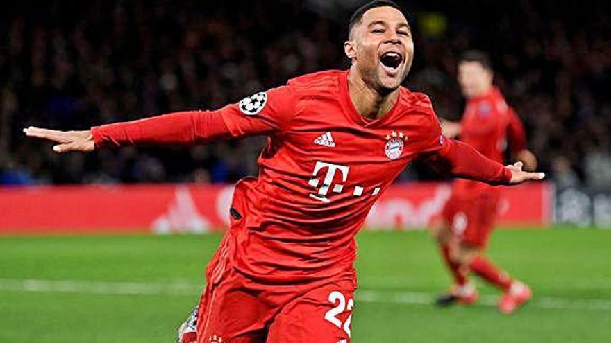 Serge Gnabry va ser la gran estrella del partit amb els dos primers gols