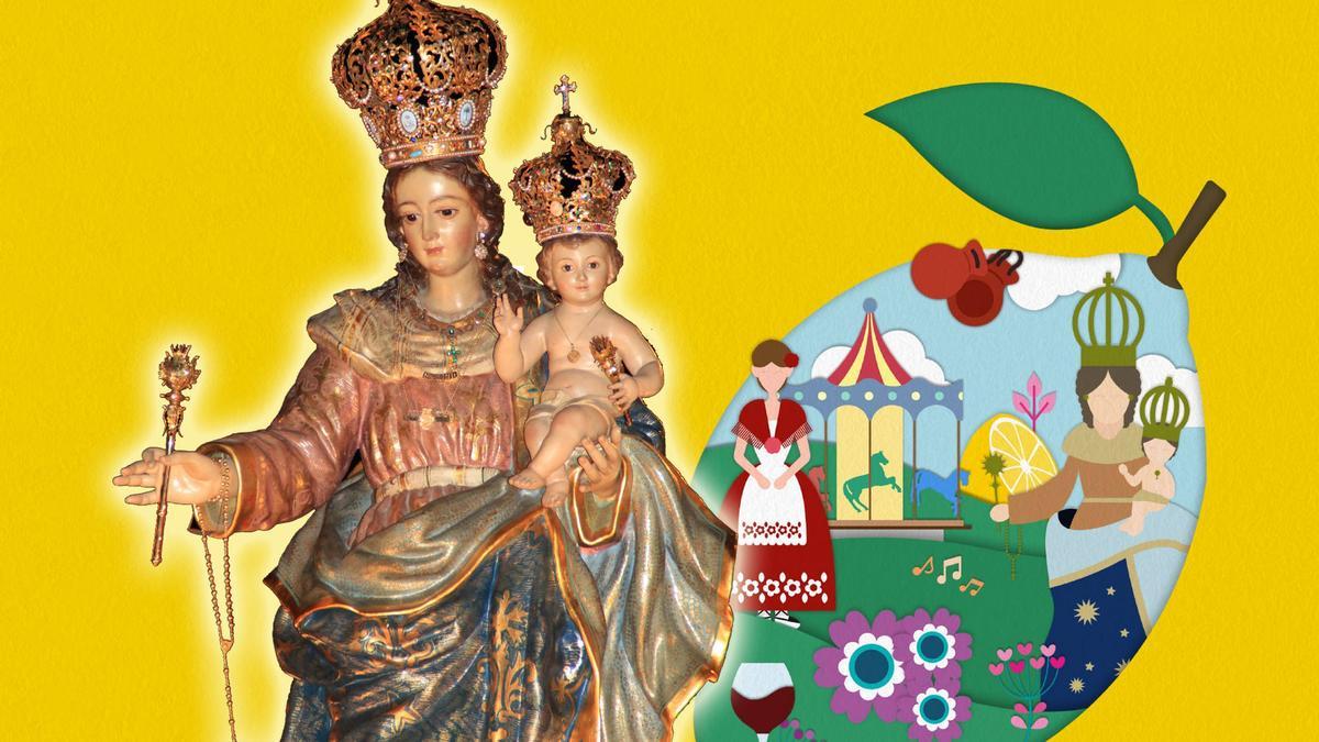 El municipio celebra sus fiestas patronales, en honor a la Virgen del Rosario, del 17 de septiembre al 7 de octubre