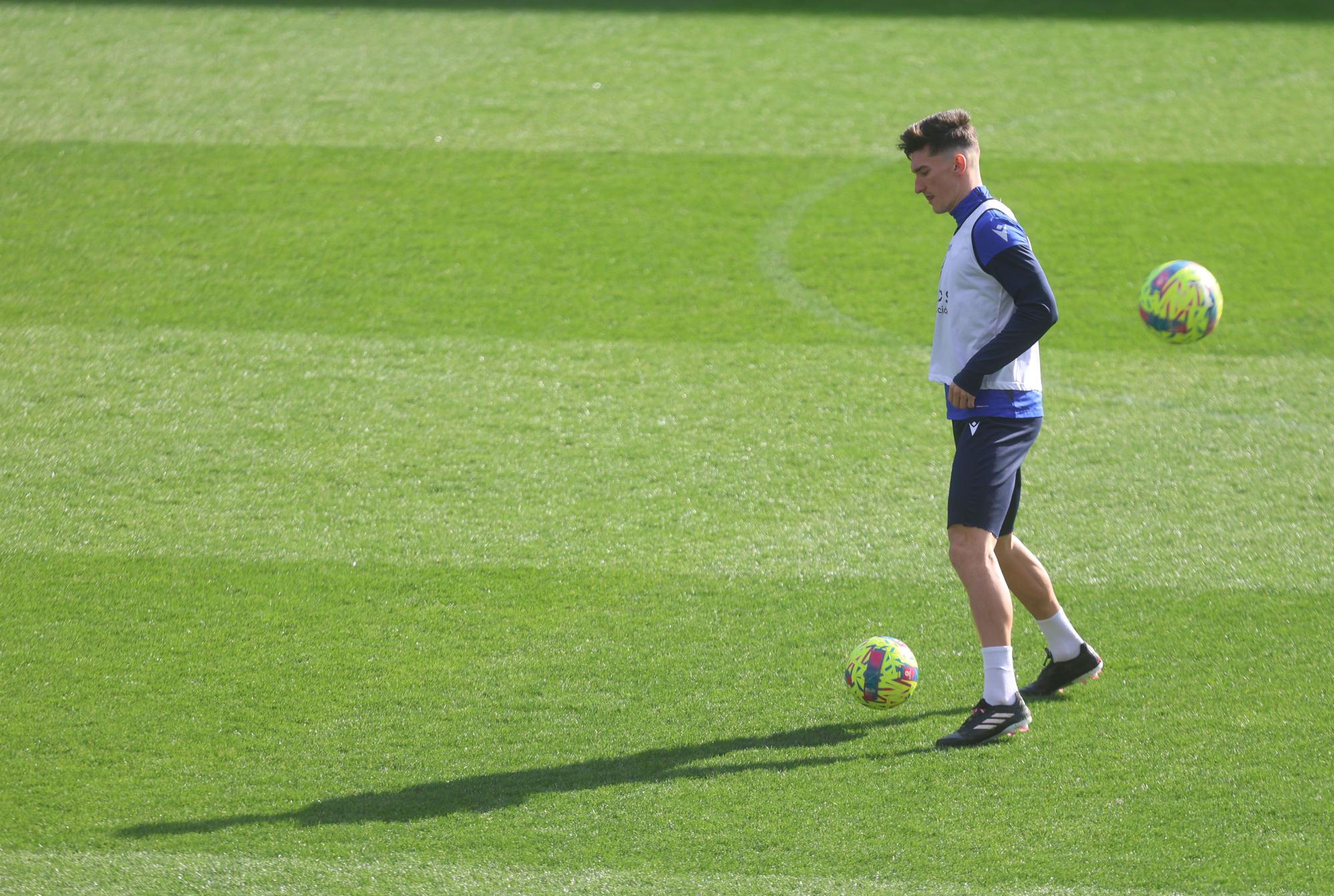 Sesión de entrenamiento del Levante UD previo al partido frente al CD Lugo