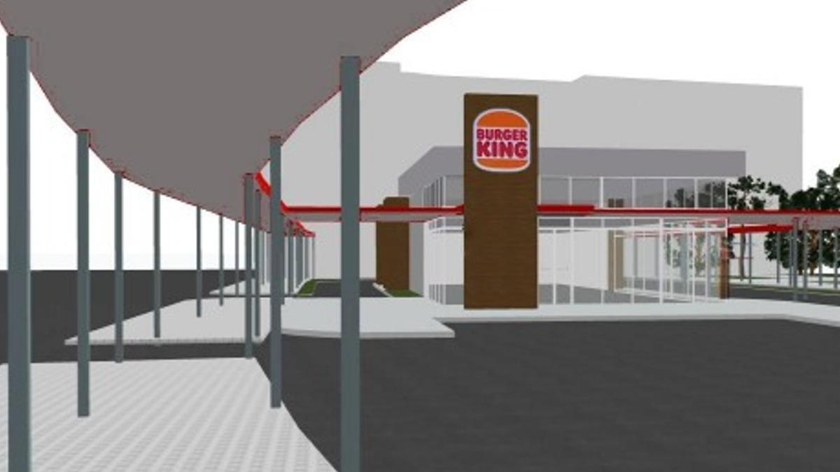 Imagen del futuro Burger King creada por ordenador.