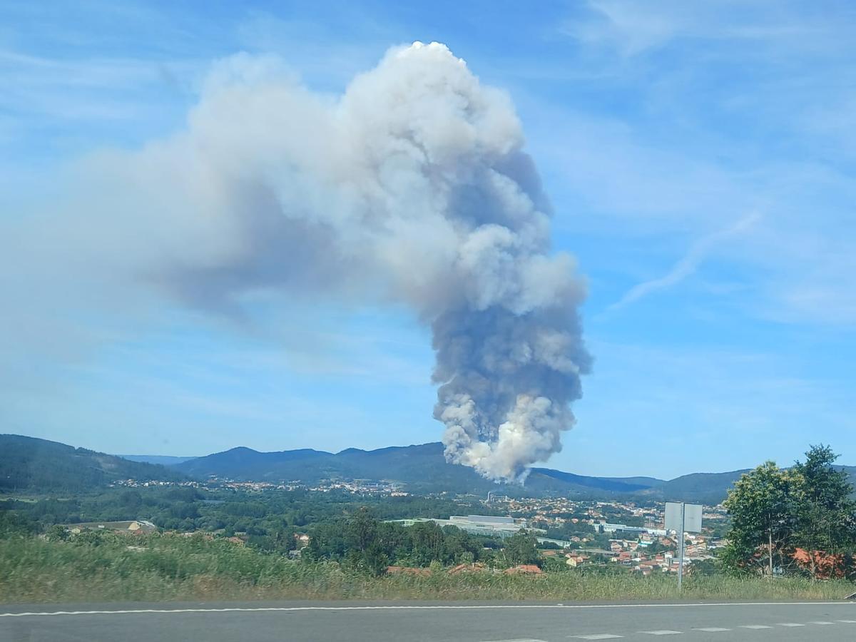 Los momentos iniciales del fuego.