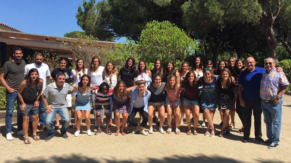 El Barça femenino celebró una comida de equipo antes de afrontar la Copa de la Reina