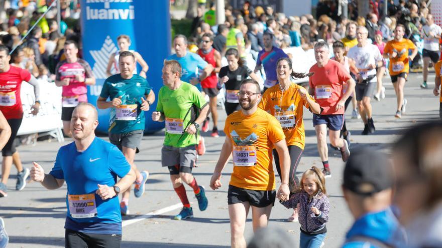 Calles cortadas por el Medio Maratón de València 2019