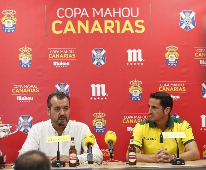 Manolo Jiménez, en la presentación de Copa Mahou