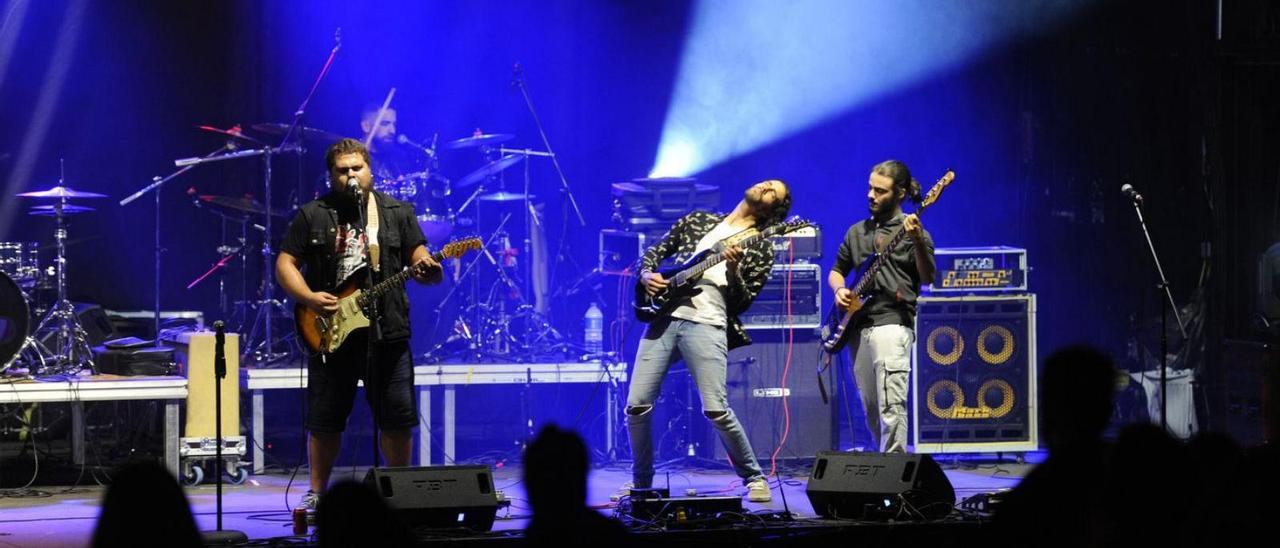 Froján abrió las actuaciones del Bandeirock, celebrado el jueves por la noche