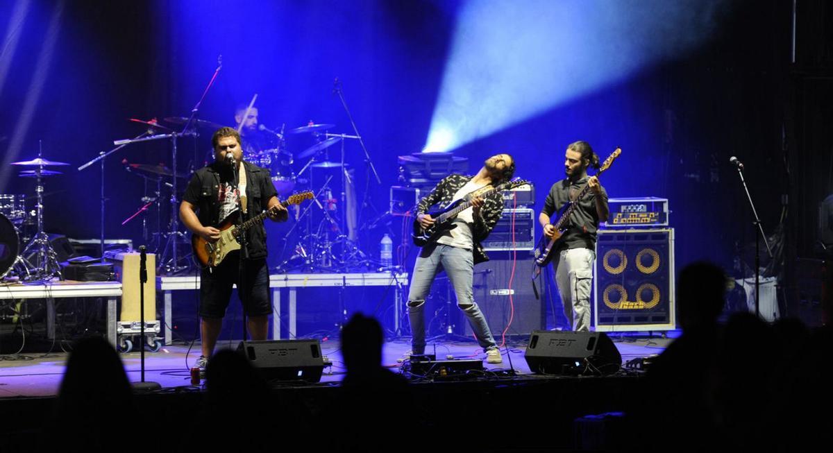 Froján abrió las actuaciones del Bandeirock, celebrado el jueves por la noche