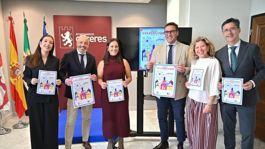 El encendido de la Feria de Mayo de Cáceres será este martes: más actividades, refuerzo de autobuses y un nuevo acceso al ferial