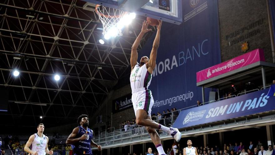 El Unicaja ganó un partido clave en Andorra.